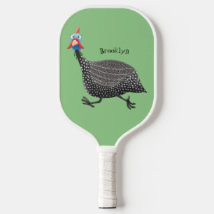 Palas De Pickleball Ilustracion de personalizado de aves divertidos de
