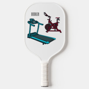 Palas De Pickleball Ilustracion de personalizado de bicicletas de hila