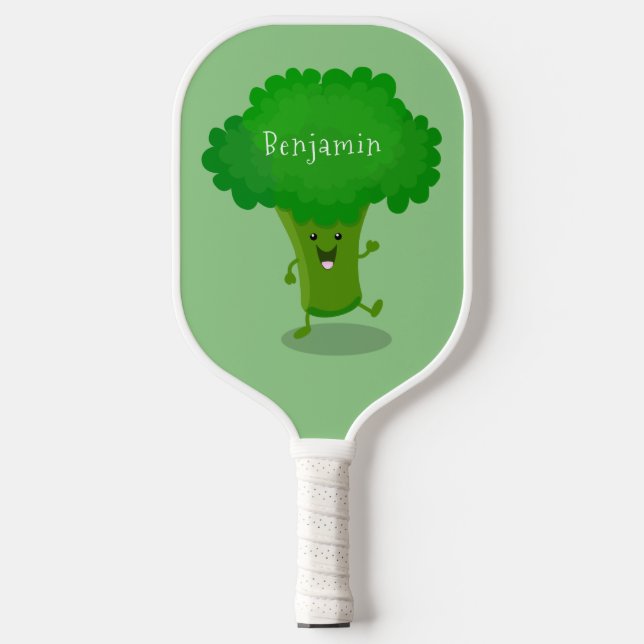Palas De Pickleball Ilustracion de personalizado de brócoli de baile c (Anverso)