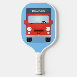 Palas De Pickleball Ilustracion de personalizado de camión de kawaii r