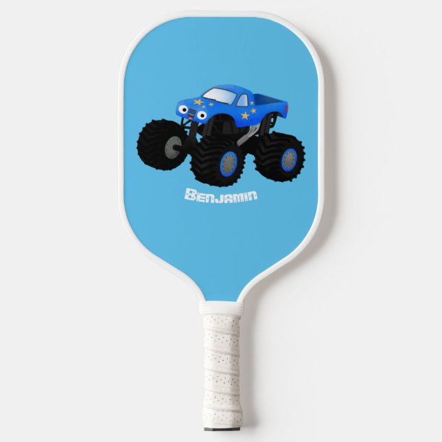 Palas De Pickleball Ilustracion de personalizado de camión monstruoso  (Anverso)