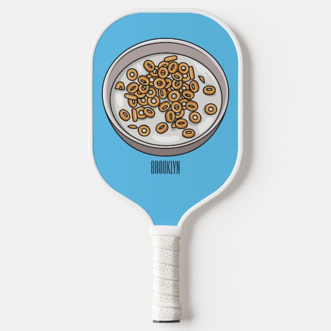 Palas De Pickleball Ilustracion de personalizado de cereales (Anverso)