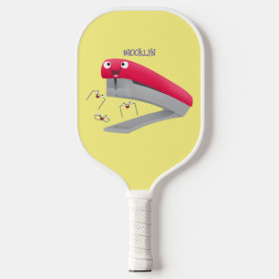 Palas De Pickleball Ilustracion de personalizado de grapadora de color