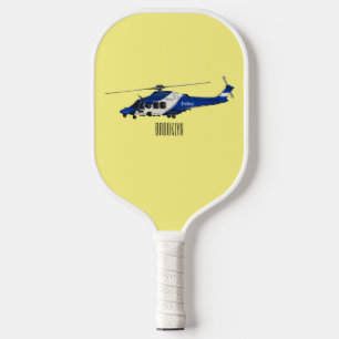 Palas De Pickleball Ilustracion de personalizado de helicópteros de la