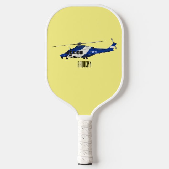 Palas De Pickleball Ilustracion de personalizado de helicópteros de la (Anverso)