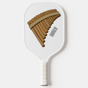 Palas De Pickleball Ilustracion de personalizado de la flauta de pan /