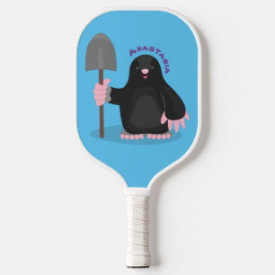 Palas De Pickleball Ilustracion de personalizado de lunar feliz