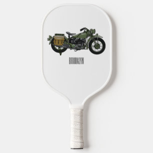 Palas De Pickleball Ilustracion de personalizado de motocicleta de cru