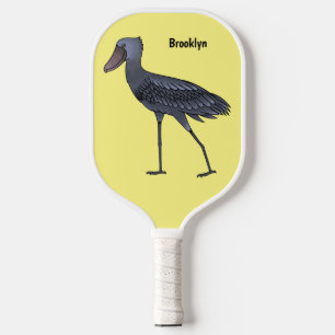 Palas De Pickleball Ilustracion de personalizado de pájaro Shoebill