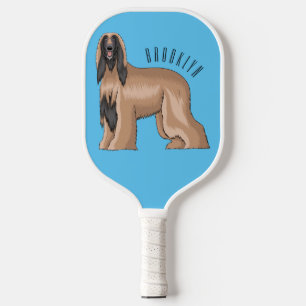Palas De Pickleball Ilustracion de personalizado de perro de perro per