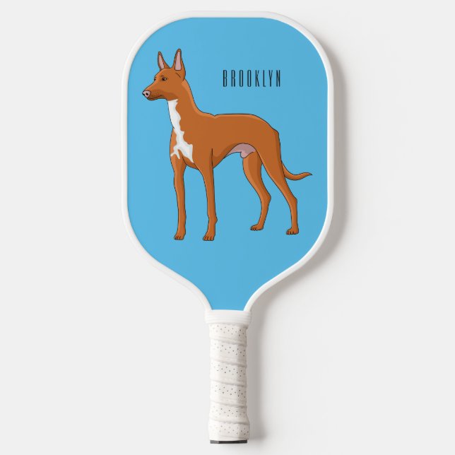 Palas De Pickleball Ilustracion de personalizado de perro perrito (Anverso)
