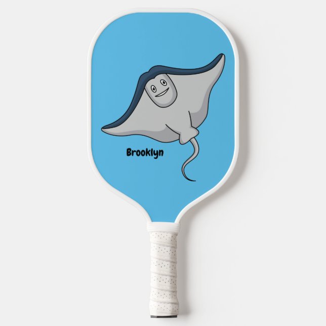 Palas De Pickleball Ilustracion de personalizado de pescado de Stingra (Anverso)