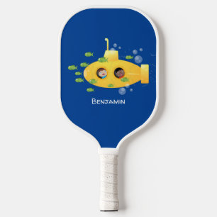 Palas De Pickleball Ilustracion de personalizado de pescado submarino