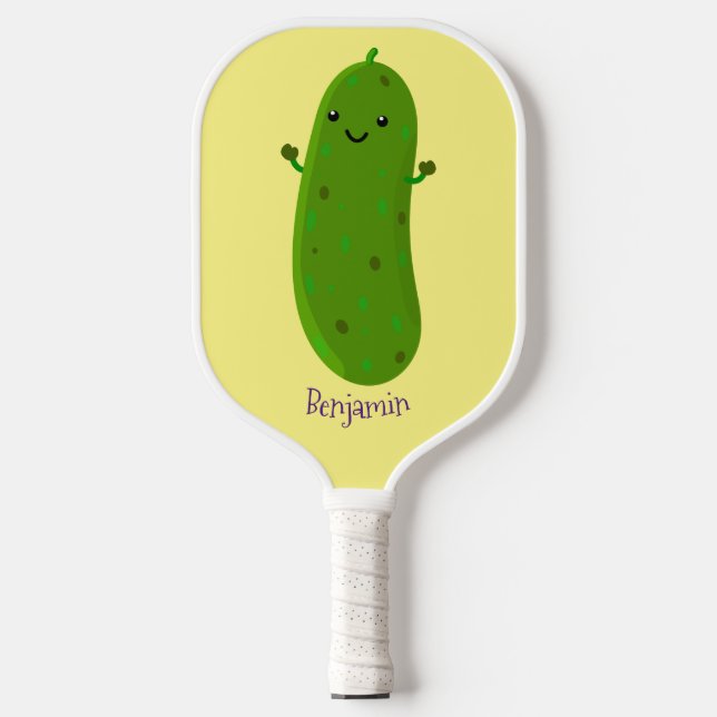 Palas De Pickleball Ilustracion de personalizado de piquetes alegres (Anverso)