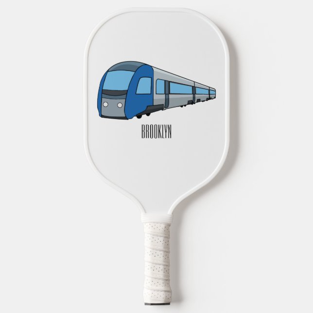 Palas De Pickleball Ilustracion de personalizado de trenes eléctricos (Anverso)