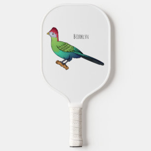 Palas De Pickleball Ilustracion de personalizado de turaco de crema ro
