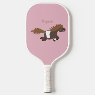 Palas De Pickleball Ilustracion de personalizado del pony de Shetland