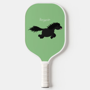 Palas De Pickleball Ilustracion de personalizado del pony de Shetland