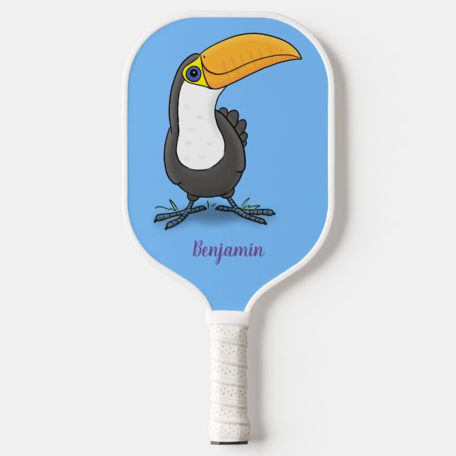 Palas De Pickleball Ilustracion de personalizado toscano feliz (Anverso)
