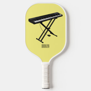 Palas De Pickleball Ilustracion de piano personalizado de teclado