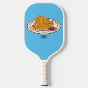 Palas De Pickleball Ilustracion de pollo frito personalizado