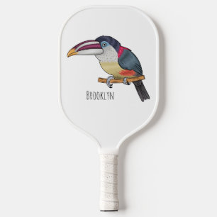 Palas De Pickleball Ilustracion del personalizado de aves de Curl cres