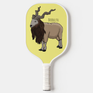 Palas De Pickleball Ilustracion del personalizado de cabras Markhor