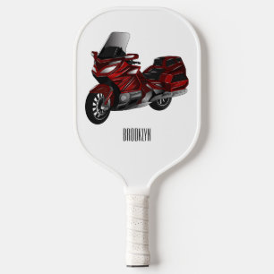 Palas De Pickleball Ilustracion del personalizado de motocicleta de To
