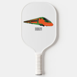 Palas De Pickleball Ilustracion del personalizado del tren de bala