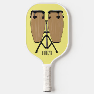 Palas De Pickleball Ilustracion personalizado Bongo drum