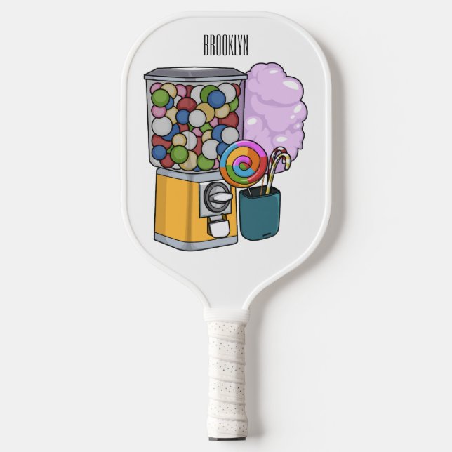 Palas De Pickleball Ilustracion personalizado Candy (Anverso)