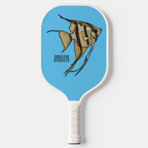 Palas De Pickleball Ilustracion personalizado de Angelfish