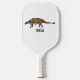 Palas De Pickleball Ilustracion personalizado de Ankylosaurus