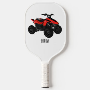 Palas De Pickleball Ilustracion personalizado de atv de cuatro bicicle