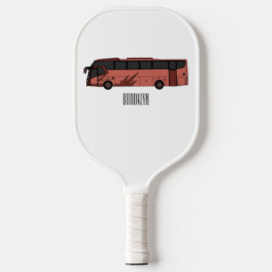 Palas De Pickleball Ilustracion personalizado de autobús