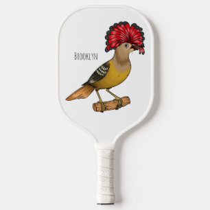 Palas De Pickleball Ilustracion personalizado de aves Royal flycatcher