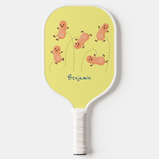 Palas De Pickleball Ilustracion personalizado de cacahuetes de puenteo (Anverso)