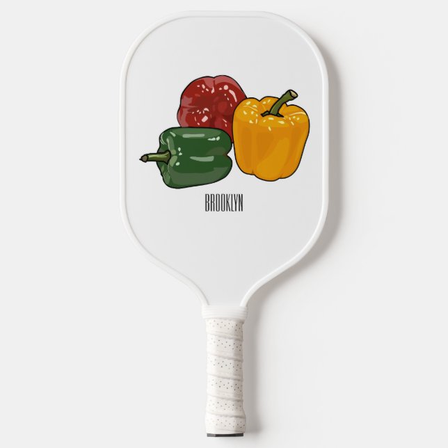 Palas De Pickleball Ilustracion personalizado de Capsicum (Anverso)