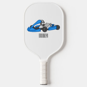 Palas De Pickleball Ilustracion personalizado de carreras de Kart