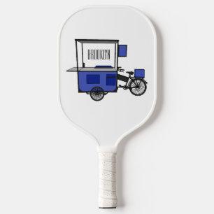 Palas De Pickleball Ilustracion personalizado de carrito de alimentos