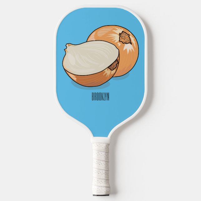 Palas De Pickleball Ilustracion personalizado de cebolla (Anverso)