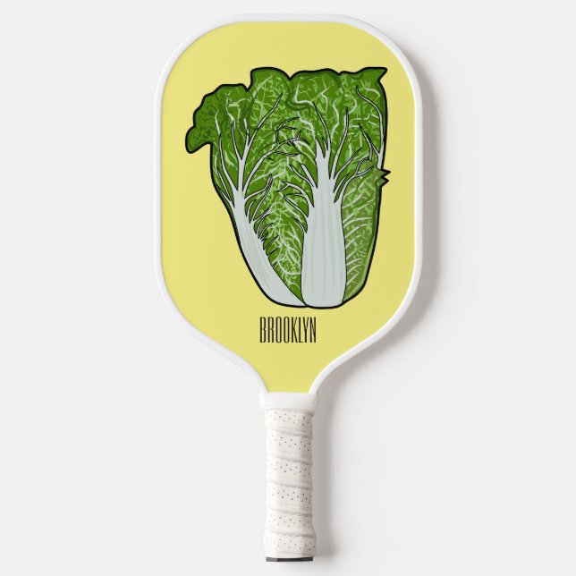 Palas De Pickleball Ilustracion personalizado de col chino (Anverso)
