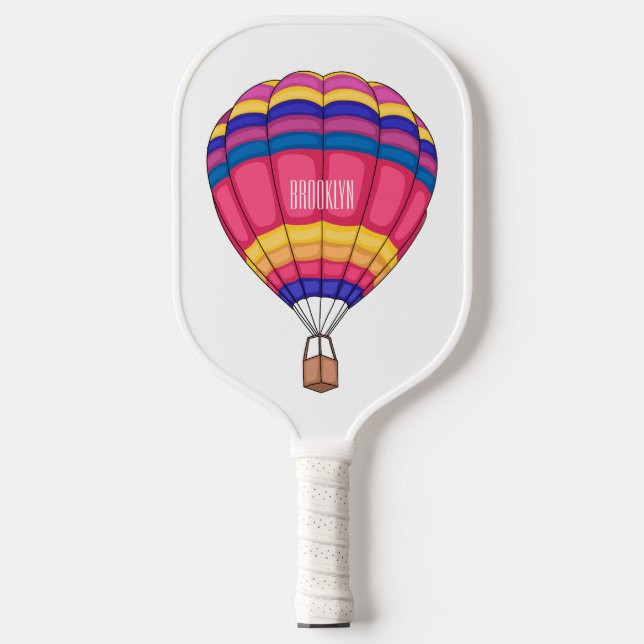 Palas De Pickleball Ilustracion personalizado de globo aerostático (Anverso)