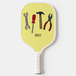 Palas De Pickleball Ilustracion personalizado de herramientas de carpi