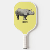Ilustracion personalizado de Javan rhinoceros