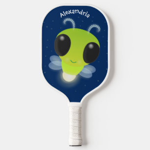 Palas De Pickleball Ilustracion personalizado de luciérnaga con brillo