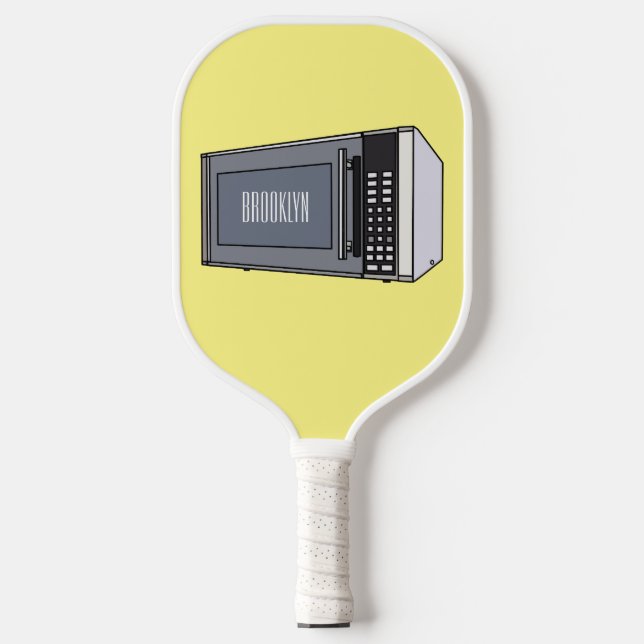 Palas De Pickleball Ilustracion personalizado de microondas (Anverso)