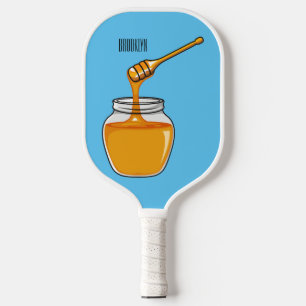 Palas De Pickleball Ilustracion personalizado de miel