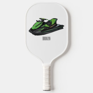 Palas De Pickleball Ilustracion personalizado de moto acuática