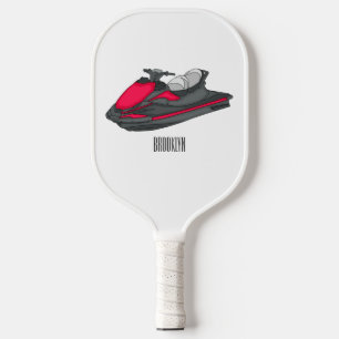 Palas De Pickleball Ilustracion personalizado de moto acuática